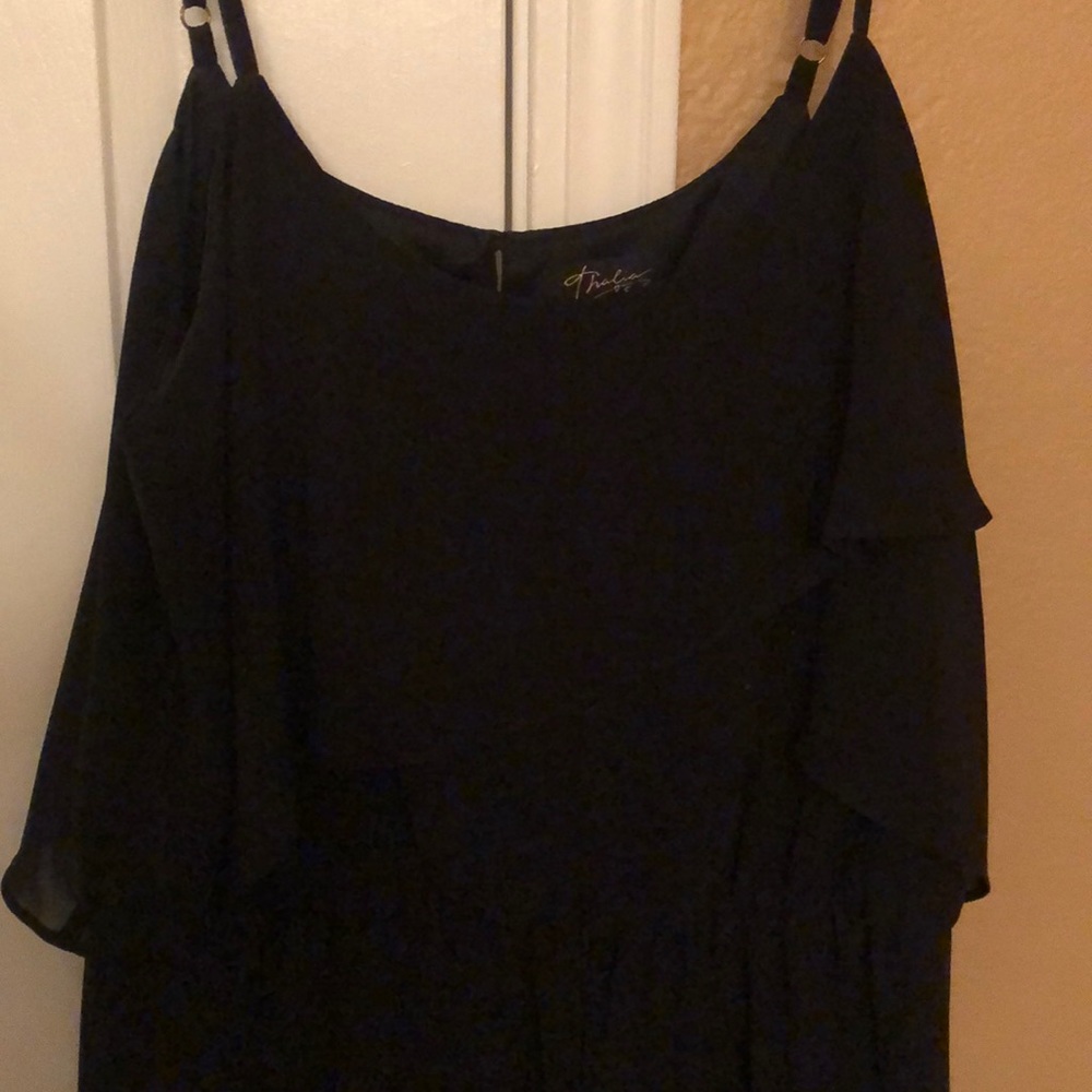 Solid Black Romper